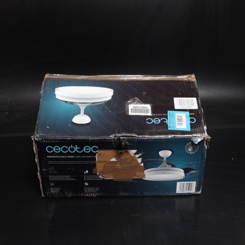 Ventilátor Cecotec so svetlom čiernobiely