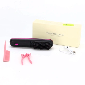 Stylingová kefa na krátke vlasy, elektrická kefa, žehliaca kefa Go Brush Pro, bezdrôtová, 3