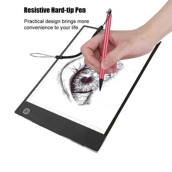 Qiilu dotykové pero na maľovanie na obrazovku, rezistívny stylus s pružinovým lankom pre POS, PDA,