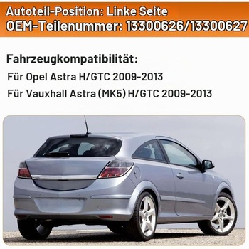 SENZEAL Vyhřívané sklo vnějšího zrcátka řidiče s montážní deskou pro Opel Astra H GTC 2009-2013
