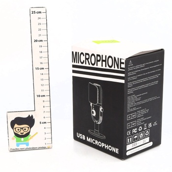 Mikrofon GUEVWES ZTD39, USB, černý