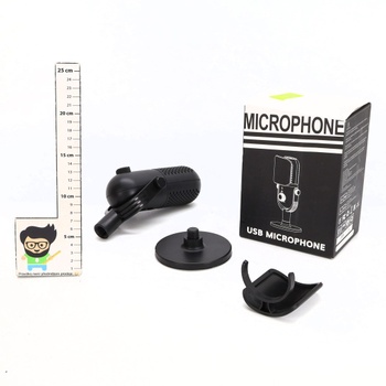Mikrofon GUEVWES ZTD39, USB, černý