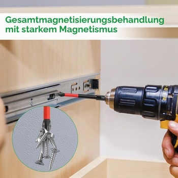 12dielna sada bitov PH2, 25–150 mm, magnetická a protišmyková