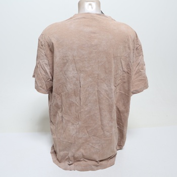 Pánske tričko HMIYA, 100% bavlna, vintage henley, s krátkym rukávom, letné, ležérne, pánske,
