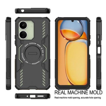Magnetický kryt pre Xiaomi Redmi 13C (4G/5G)/Poco C65, kompatibilný s MagSafe, nárazuvzdorné pevné