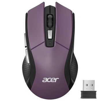 Bezdrôtová myš Acer 4000 DPI, 2,4 GHz, fialová