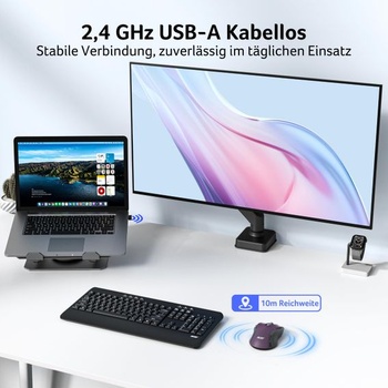 Bezdrôtová myš Acer 4000 DPI, 2,4 GHz, fialová