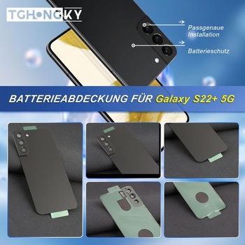 Kryt baterie pro Samsung Galaxy S22+ 5G, pouzdro baterie pro Galaxy S22 Plus 5G SM-S906B, zadní
