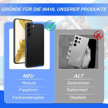 Kryt baterie pro Samsung Galaxy S22+ 5G, pouzdro baterie pro Galaxy S22 Plus 5G SM-S906B, zadní