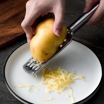 Sada 3 struhadel na sýr, ruční struhadlo z nerezové oceli, malé struhadlo, na mrkev, měkký sýr,