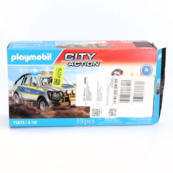 Policajné auto s motorkou Playmobil 71875