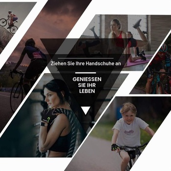 Cyklistické rukavice Grebarley, protišmykové a nárazy tlmiace rukavice na horské bicykle, vhodné pre