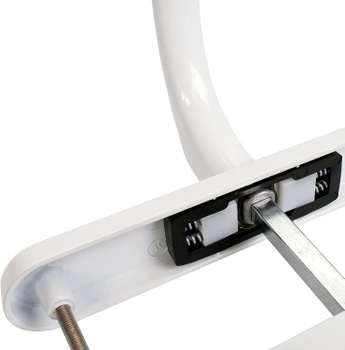 Sada dveřních klik Fab & Fix PVC 92 PZ bílá
