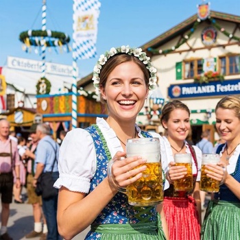 Kvetinová čelenka, dirndl čelenka, tradičný vlasový doplnok, kvetinová čelenka, biela a zelená