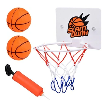 Sada 4 mini basketbalových košov na vnútorné použitie, s…