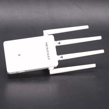 NEWFAST RE516 N300 WLAN opakovač, 2,4 GHz, WLAN zosilňovač so 4 anténami, LAN port