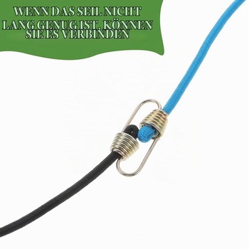 20dílná sada bungee šňůr s háčky, malé elastické šňůry, mini gumové napínací popruhy, nastavitelné