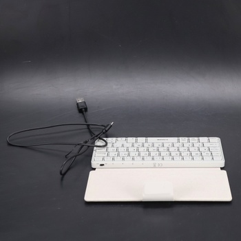 CACOE Mini Bluetooth klávesnice se stojánkem pro mobilní telefony, ultratenká přenosná, skládací,