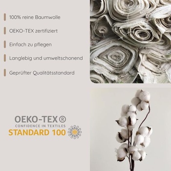Ložní souprava pure shores® ? 135x200 vyrobeno ze 100% bavlny (Renforcé) - certifikováno Oeko-TEX®