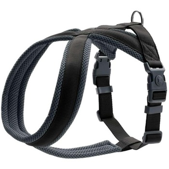 Postroj pre psov HUNTER London Comfort, čierny, veľkosť S-M/1