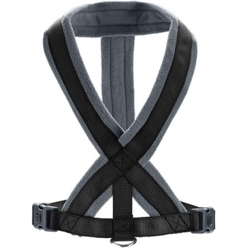 Postroj pre psov HUNTER London Comfort, čierny, veľkosť S-M/1