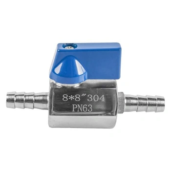 Guľový ventil Namvo 8mm s ostňom, nerezová oceľ 304, mini…