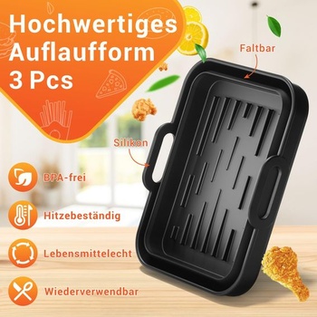 Silikónová forma pre fritézu Ninja Foodi Flexdrawer AF500EU. Skladacia silikónová forma Af500eu