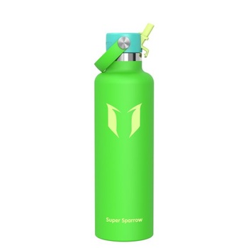 Termoska Sparrow z nerezovej ocele 500ml/750ml/1l/1,2l so slamkou 1000ml C - jablkovo zelená