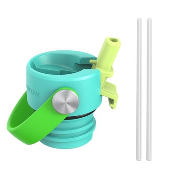 Termoska Sparrow z nerezovej ocele 500ml/750ml/1l/1,2l so slamkou 1000ml C - jablkovo zelená