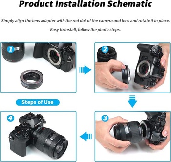 Adaptér Hersmay Pro Autofocus 4/3-M4/3 pre objektív 4/3 43 na M4/3 s bajonetom MFT pre fotoaparáty