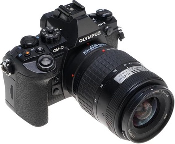 Adaptér Hersmay Pro Autofocus 4/3-M4/3 pre objektív 4/3 43 na M4/3 s bajonetom MFT pre fotoaparáty