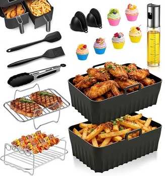 16dielna sada príslušenstva pre fritézu, príslušenstvo pre fritézu Ninja Foodi Max Dual Zone