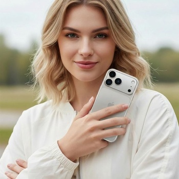 Ochranný kryt fotoaparátu pro iPhone 17 Pro Max, stříbrný