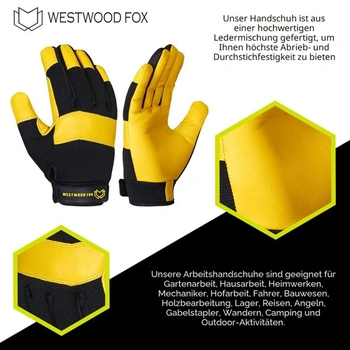Pracovní rukavice Westwood Fox vel. S