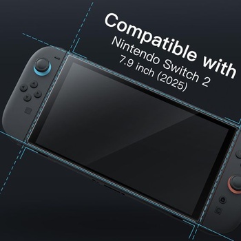 Ochranná fólia na displej JETech pre Nintendo Switch 2, 2 kusy