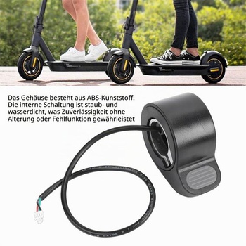 BuyWeek Ovládač plynu na elektrickú kolobežku pre Xiaomi 5/5 Pro/5 Max
