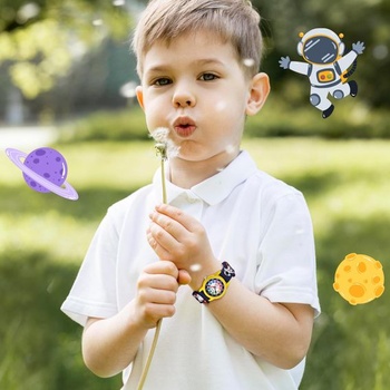 Náramkové hodinky Caprock pro děti, chlapce a dívky, analogové quartzové hodinky, věk 3 až 12 let,