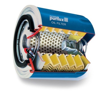 Olejový filtr PURFLUX, filtr motorového oleje, spin-on filtr LS934, kompatibilní s vozy FORD Fiesta