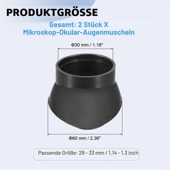 Okuláre PATIKIL 29-33 mm, očnice (2 kusy), gumový kryt okulára