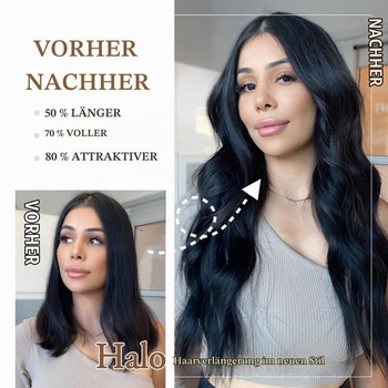 Prodlužování vlasů 61 cm Neviditelné tajné prodloužení vlasů Nastavitelné dlouhé vlnité prodloužení