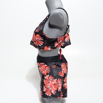 JASAMBAC Tankini Plus Size, dámské plavky s korekcí bříška. Dámská trojdílná sada bikin, horní díl