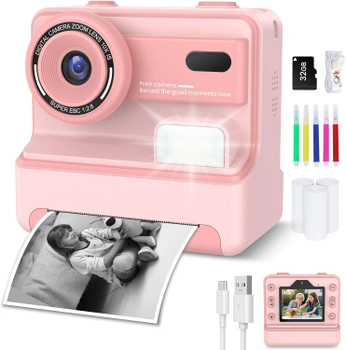 Fotoaparát VSTKEN D101, růžová