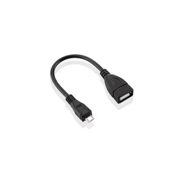 GoGEN USBCOTG USB A/USB-C 3.1, OTG, 0,2m, čierny