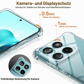 Priehľadný silikónový kryt ivoler pre Motorola Moto Edge 60 Fusion 5G / Moto Edge 60 5G s