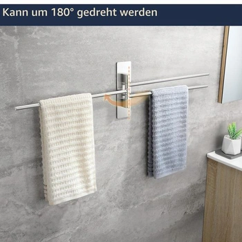OETAMS Věšák na ručníky bez vrtání