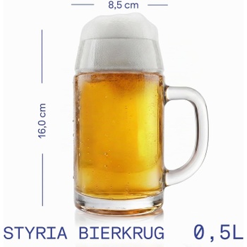 Súprava pohárov Stölzle Lausitz na pivo 500ml 6