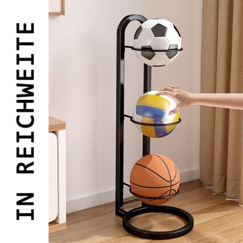Stojan na lopty, stojan na lopty, vertikálne úložisko lôpt, stojan na lopty na basketbal, futbal,