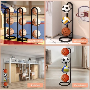 Stojan na lopty, stojan na lopty, vertikálne úložisko lôpt, stojan na lopty na basketbal, futbal,