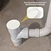 ENUTROF Kryt potrubí, Kryt větracího potrubí 150 mm, 2 kusy, Víko z PVC potrubí | Zásuvková zátka,