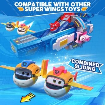 Transformační letadlo Super Wing Supercharged Taki, figurka pro děti o výšce cca 5,08 cm, hračka